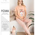 Piżamy damskie, bawełna, rozmiary M, L, XL, XXL - zdjęcie 2