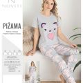 Piżamy damskie, bawełna, rozmiary M, L, XL, XXL - zdjęcie 4