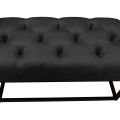 Ławka tapicerowana Chesterfield Loft podstawa metalowa tapicerowany - zdjęcie 2