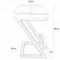 Hoker krzesło barowe tapicerowane ZETA LOFT METAL podstawa metalowa - zdjęcie 4