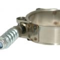 Obejma opaska typu T-CLAMP ze sprężyną stal nierdzewna W2 46-54 mm - zdjęcie 3