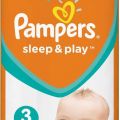 Pieluchy Pampers Sleep&Play NR 3 - 58 sztuk 6-10 kg