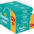 Chusteczki Pampers fresh clean 12 x 52 sztuki sprzedam