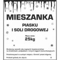 Mieszanki solno-piaskowej do posypywania na oblodzone drogi i chodniki